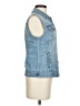Laurie Felt Blue Denim Vest Size XXS - photo 4