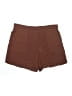Wildfox 100% Rayon Solid Brown Shorts Size Lg (3 or L) - photo 1