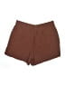 Wildfox 100% Rayon Solid Brown Shorts Size Lg (3 or L) - photo 2