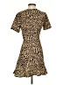 Missguided 100% Polyester Animal Print Brown Casual Dress Size 0 - photo 2