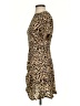 Missguided 100% Polyester Animal Print Brown Casual Dress Size 0 - photo 5