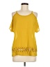 Verty 100% Polyester Yellow Short Sleeve Top Size M - photo 1