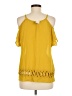 Verty 100% Polyester Yellow Short Sleeve Top Size M - photo 2