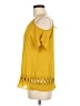 Verty 100% Polyester Yellow Short Sleeve Top Size M - photo 5