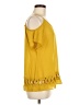 Verty 100% Polyester Yellow Short Sleeve Top Size M - photo 4
