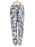 Fabletics Print Silver Casual Pants Size S - photo 2