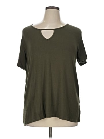 White Mark Short Sleeve Top (view 1)