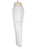Hei Hei Stripes White Silver Casual Pants Size 12 - photo 5