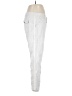 Hei Hei Stripes White Silver Casual Pants Size 12 - photo 4