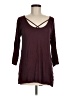 Pinque Burgundy 3/4 Sleeve Top Size M - photo 1