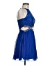Xtraordinary 100% Polyester Blue Cocktail Dress Size 9 - photo 4