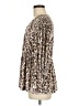 Cato Animal Print Brown 3/4 Sleeve Blouse Size M - photo 5