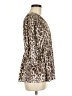 Cato Animal Print Brown 3/4 Sleeve Blouse Size M - photo 4