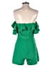 Jay Godfrey 100% Polyester Solid Green Romper Size 6 - photo 2