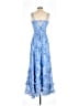 Alexis 100% Polyester Blue Cocktail Dress Size P (petite) - photo 2