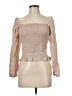Unbranded Tan Long Sleeve Blouse Size M - photo 1
