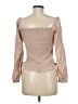 Unbranded Tan Long Sleeve Blouse Size M - photo 2
