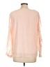 Studio 1886 100% Polyester Pink Long Sleeve Blouse Size L - photo 2