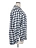 Le Lis Checkered-gingham Blue 3/4 Sleeve Blouse Size XXL - photo 4