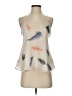 Rory Beca 100% Polyester Tan Sleeveless Blouse Size S - photo 1