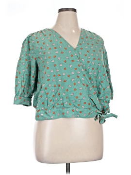 A.N.A. A New Approach 3/4 Sleeve Blouse