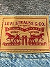 Levi's 100% Cotton Hearts Blue Jeans Size 26 waist - photo 5