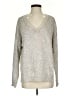 Vince. Metallic Silver Tan Pullover Sweater Size S - photo 1