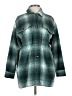 Nia Plaid Teal Coat Size XS - photo 1