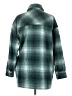 Nia Plaid Teal Coat Size XS - photo 2