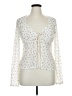 Self Esteem Ivory Long Sleeve Blouse Size XL - photo 1