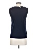 Ann Taylor LOFT 100% Polyester Blue Sleeveless Top Size XS - photo 2