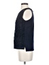 Ann Taylor LOFT 100% Polyester Blue Sleeveless Top Size XS - photo 5