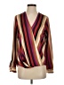 Vince Camuto 100% Polyester Brown Long Sleeve Blouse Size S - photo 1