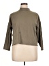 Everlane 100% Cotton Gray Tan Long Sleeve Turtleneck Size XL - photo 1