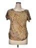 Joei & I Gold Short Sleeve Top Size XL (petite) - photo 1