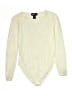One Step Up 100% Nylon Ivory Bodysuit Size L - photo 1