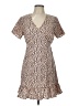 Unbranded Animal Print Tan Pink Casual Dress Size L - photo 1