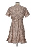 Unbranded Animal Print Tan Pink Casual Dress Size L - photo 2
