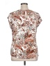 Daniel Rainn Brown Short Sleeve Blouse Size XL - photo 2