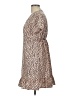 Unbranded Animal Print Tan Pink Casual Dress Size L - photo 5