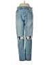 American Eagle Outfitters 100% Cotton Hearts Blue Jeans Size 0 - photo 1