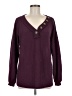 Zenana Purple Pullover Sweater Size M - photo 1