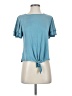 Green Envelope Teal Short Sleeve Top Size S - photo 1
