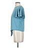 Green Envelope Teal Short Sleeve Top Size S - photo 5
