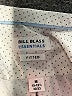 Bill Blass Polka Dots Silver Long Sleeve Button-Down Shirt Size M - photo 7