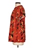 Torrid Floral Orange Short Sleeve Blouse Size Lg Plus (0) - photo 5
