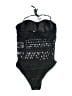 Unbranded Tweed Black One Piece Swimsuit Size L - photo 2