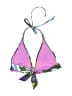Unbranded Tropical Purple Swimsuit Top Size M (estimated) - photo 2