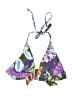 Unbranded Tropical Purple Swimsuit Top Size M (estimated) - photo 1