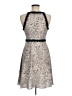 Elle 100% Polyester Animal Print Gray Cocktail Dress Size 6 - photo 2